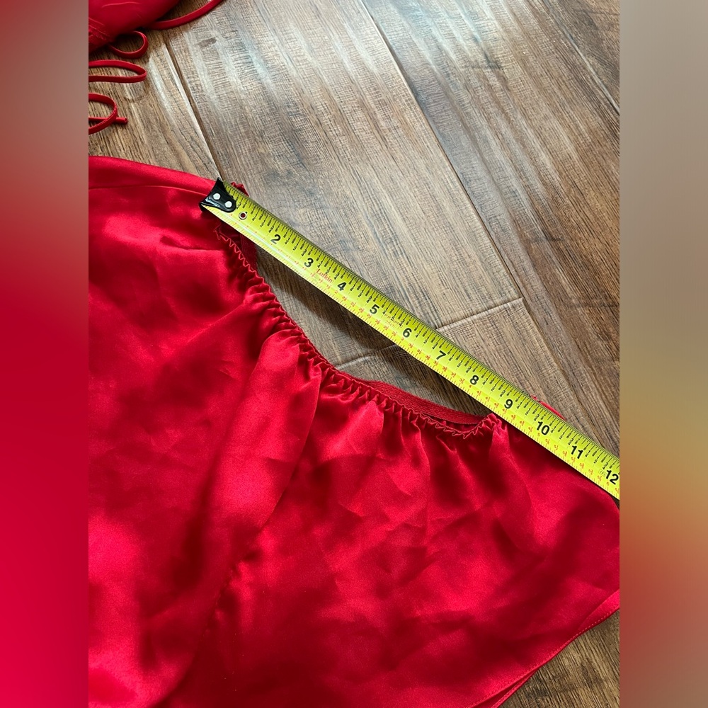 Victoria’s Secret vintage gold label women’s red lingerie pajama set-Medium - Picture 14 of 16